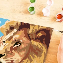 RAVENSBURGER creart – leone e cucciolo – attività di pittura con numeri, 9+ anni><noscript><img width=
