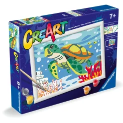 RAVENSBURGER creart – tartaruga marina – set artistico per bambini 9+ anni> Kit Artistici E Pittura