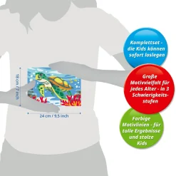 RAVENSBURGER creart – tartaruga marina – set artistico per bambini 9+ anni> Kit Artistici E Pittura