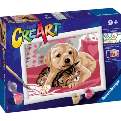RAVENSBURGER creart per bambini, kit per dipingere con i numeri, 9+, serie e, sulla coperta> Kit Artistici E Pittura