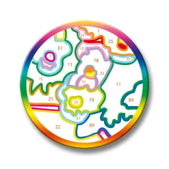 CREART Ravensburger per bambini, kit per dipingere con i numeri, 9+, serie d, gli amici del bosco><noscript><img width=