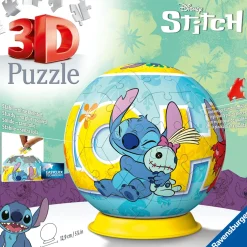 Disney Stitch Ravensburger 3d puzzle ball – 72 pezzi – puzzle originale 6+><noscript><img width=