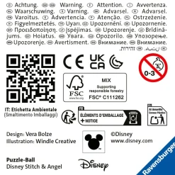 Disney Stitch Ravensburger 3d puzzle & angel – 54 pezzi – coppia iconica 6+ anni><noscript><img width=