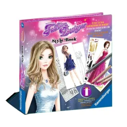 RAVENSBURGER fashion designer style book – gioco creativo per disegnare abiti da sera per bambini 6+ anni> Kit Artistici E Pittura