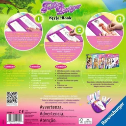 RAVENSBURGER fashion designer style book – gioco creativo per bambini 6+ – disegna abiti da fate, sirene e dee guerriere> Kit Artistici E Pittura