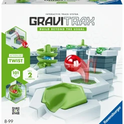 RAVENSBURGER gravitrax action-set twister starter set, pista di biglie, gioco educativo stem, più di 100 pz, compatibile con tutti i gravitrax, 8+> Giochi Di Strategia