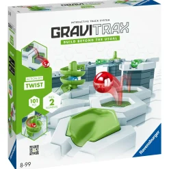 RAVENSBURGER gravitrax action-set twister starter set, pista di biglie, gioco educativo stem, più di 100 pz, compatibile con tutti i gravitrax, 8+> Giochi Di Strategia