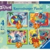Disney Ravensburger puzzle stitch 4 in a box – 4 puzzle da 12-24 pezzi, età 3+> Puzzle Per Bambini