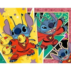 Disney Ravensburger puzzle stitch 4 in a box – 4 puzzle da 12-24 pezzi, età 3+><noscript><img width=