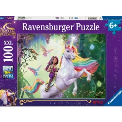 RAVENSBURGER puzzle unicorn academy – 100 pezzi xxl – puzzle magico per 6+ anni> Puzzle Per Bambini