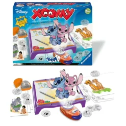 RAVENSBURGER xoomy maxi disney stitch: tavolo a4 con proiettore luminoso e 300 motivi in 72 pellicole. gioco creativo per bimbi 6+.> Kit Artistici E Pittura