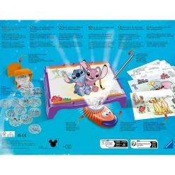 RAVENSBURGER xoomy maxi disney stitch: tavolo a4 con proiettore luminoso e 300 motivi in 72 pellicole. gioco creativo per bimbi 6+.><noscript><img width=