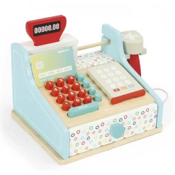 WOOD 'N' PLAY Registratore di cassa in legno – wood “n” play> Giochi Impilabili