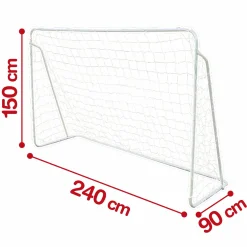 SUN&SPORT Rete da calcio 240cm><noscript><img width=