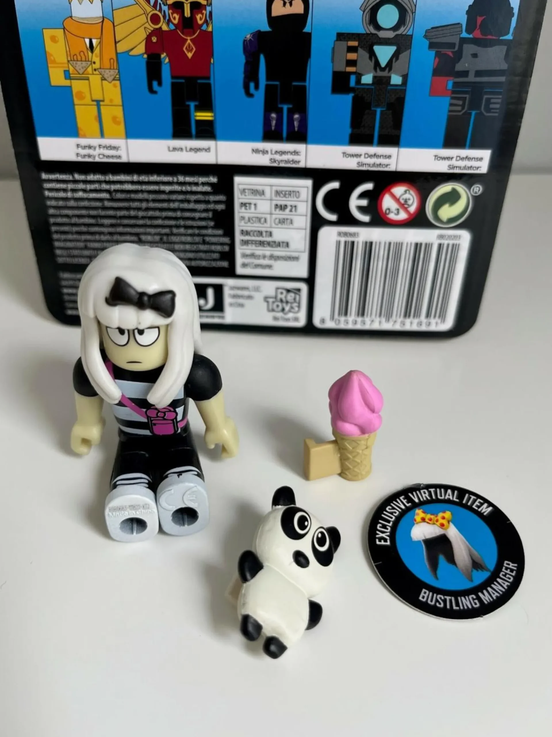 Roblox personaggio base cleaning simul todd 2 con contenuti esclusivi> Action Figures