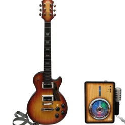 MUSIC STAR Rock set – – chitarra vintage e amplificatore per bambini con luci a ritmo di musica!> Giochi E Strumenti Musicali