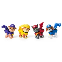 Paw Patrol Rubble & crew, action figure charger tool wagger> Macchinine Bambini
