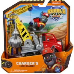Paw Patrol Rubble & crew, camion charger’s crane grabber> Macchinine Bambini