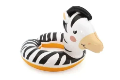 Bestway Salvagente con testa animali buffi safari, 3-6 anni, 3 personaggi assortiti: zebra (cm. 57×51), tucano (cm. 57×51), scimmia (cm. 45×51)><noscript><img width=