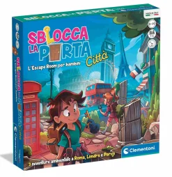 CLEMENTONI Sblocca la porta – città> Giochi Di Società Per Bambini