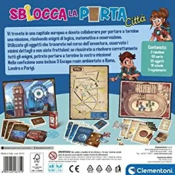CLEMENTONI Sblocca la porta – città> Giochi Di Società Per Bambini