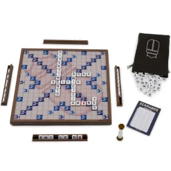 Scarabeo deluxe 60° anniversario, gioco da tavola classico con plancia girevole,> Giochi Da Tavolo Per Adulti E Carte Collezionabili|Giochi In Scatola Per Famiglia