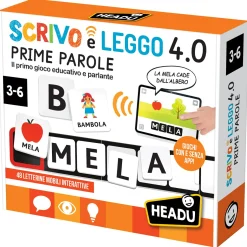 HEADU Scrivo & leggo 4.0 prime parole – il primo gioco educativo animato e parlante!> Primi Apprendimenti