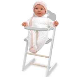 LOVE BEBE' Seggiolone in legno per bambole – design romantico e sostenibile con certificazione fsc – love bebé> Bambolotti