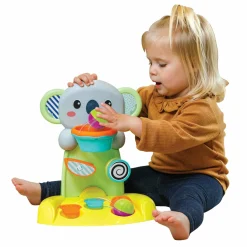 B-KIDS Set 2 in 1  busy stack & nest ball drop + happy hoops><noscript><img width=