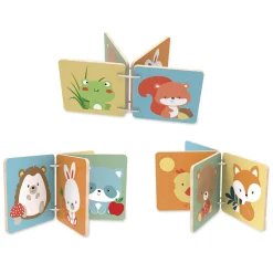 WOOD 'N' PLAY Set bebè 4 attività wood ‘n’ play – gioco educativo in legno naturale per sviluppo sensoriale><noscript><img width=