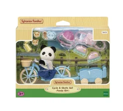 SYLVANIAN FAMILIES Set bici e pattini – ragazza panda –> Mini Dolls