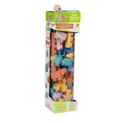 BABY SMILE Set di 76 blocchi da costruzione soft  per bambini –><noscript><img width=