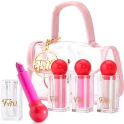 FAO Schwarz Set di 4 rossetti colorati e sicuri per bambini> Moda, Gioielli, Decorazioni, Cosmetici