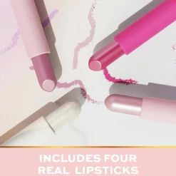 FAO Schwarz Set di 4 rossetti colorati e sicuri per bambini> Moda, Gioielli, Decorazioni, Cosmetici