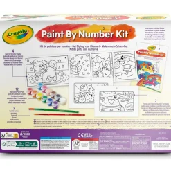 CRAYOLA Set dipingi con i numeri, con tempere lavabili e pennelli, 6 disegni, attività creativa per bambini, paint by numbers – 5+ –><noscript><img width=