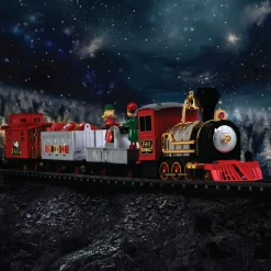 FAO Schwarz Set ferrovia radiocomandato con personaggi in movimento e 30 binari><noscript><img width=