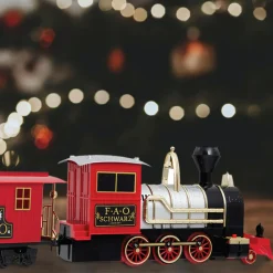 FAO Schwarz Set ferrovia radiocomandato con personaggi in movimento e 30 binari><noscript><img width=