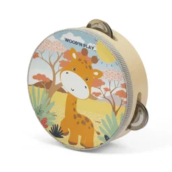 WOOD 'N' PLAY Set musicale della savana – 7 pezzi colorati per bambini  – eco-friendly e divertente – wood ‘n’ play><noscript><img width=