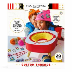 FAO Schwarz Set per cucire a maglia custome threads power knitting station><noscript><img width=