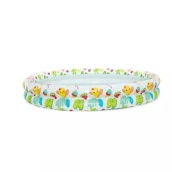 Bestway Set piscina barriera corallina a 2 anelli cm. 122×20. include: pallone cm. 41 e salvagente cm. 51><noscript><img width=