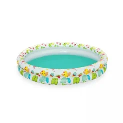 Bestway Set piscina barriera corallina a 2 anelli cm. 122×20. include: pallone cm. 41 e salvagente cm. 51><noscript><img width=