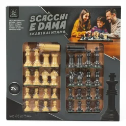 ZIG ZAG Set scacchi e dama in legno –><noscript><img width=