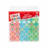 CREA MANIA Set timbrini lettere e numeri 36pcs> Kit Artistici E Pittura
