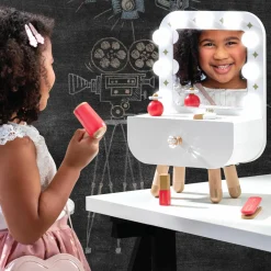 FAO Schwarz Set trucco vanity make-believe magic mirror><noscript><img width=