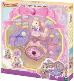 SYLVANIAN FAMILIES Set vanity dei pony – personaggi e playset del meraviglioso mondo> Mini Dolls