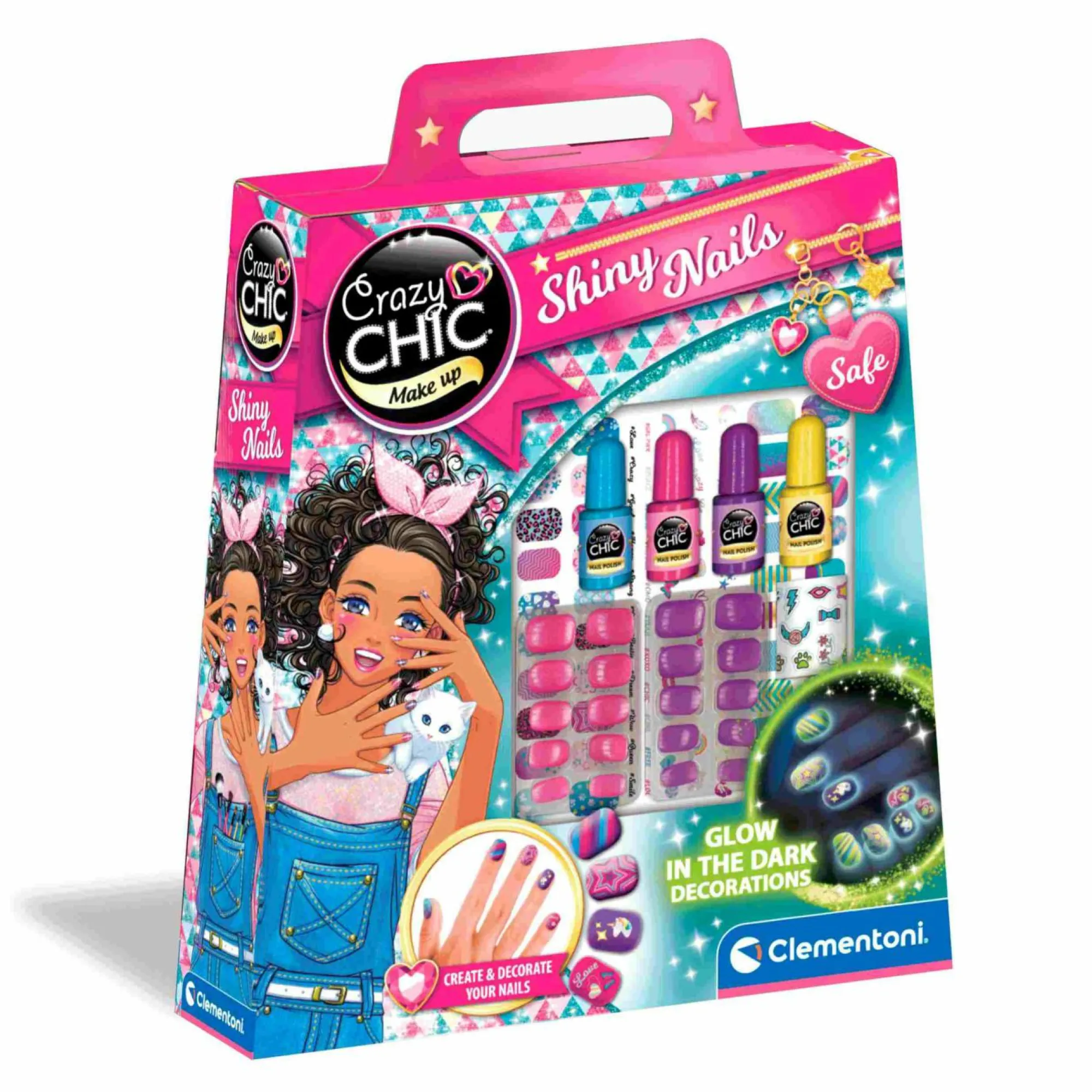 CRAZY CHIC Shiny nails> Moda, Gioielli, Decorazioni, Cosmetici