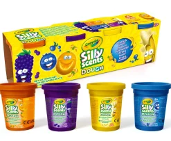 CRAYOLA Silly scents dough4 barattolini pasta da modellare profumata 113gr> Kit Artistici E Pittura