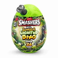 Smashers mega jurassic light up dino egg> Action Figures