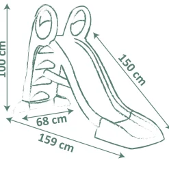 SMOBY life – scivolo ks water fun 1,5 m – 2+><noscript><img width=