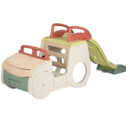 SMOBY life adventure car – auto multiattività per bambini 18+ mesi – scivolo, postazione guida e sabbiera> Centri Gioco